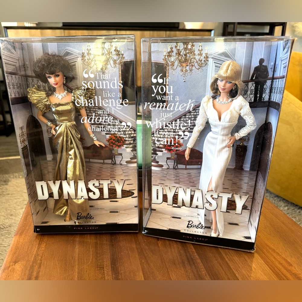 Dynasty Alexis and Krystle Collector Barbie Dolls